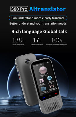 2025  S80PRO Language Translator Device 138 Languages Voice Portable Online Offline Translation